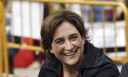 La candidata de Barcelona en Comú, Ada Colau.