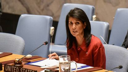 Nikki Haley, embajadora de EE UU ante la ONU.