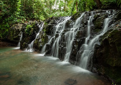 Un cuerpo de agua en Panamá. 