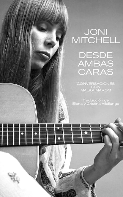 Portada de 'Joni Mitchell. Desde ambas caras'. LIBROS DEL KULTRUM