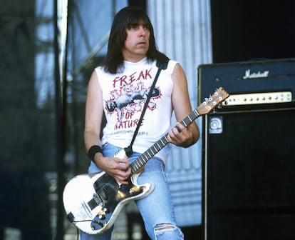 Johnny Ramone en California en 1996.