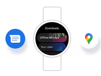 Samsung muestra su nueva interfaz para relojes inteligentes.