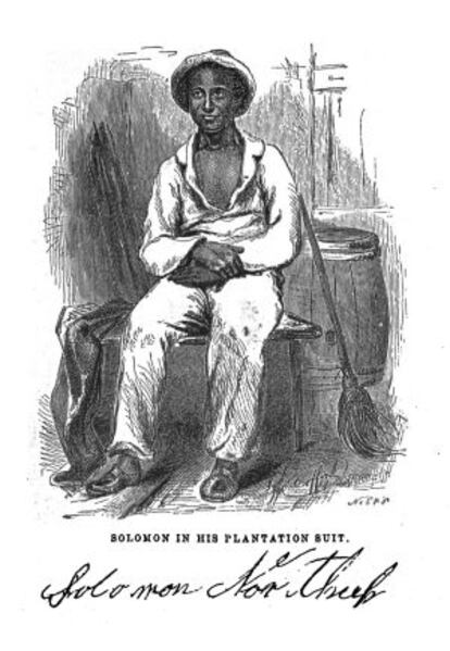 Solomon Northup, en un grabado de la época.