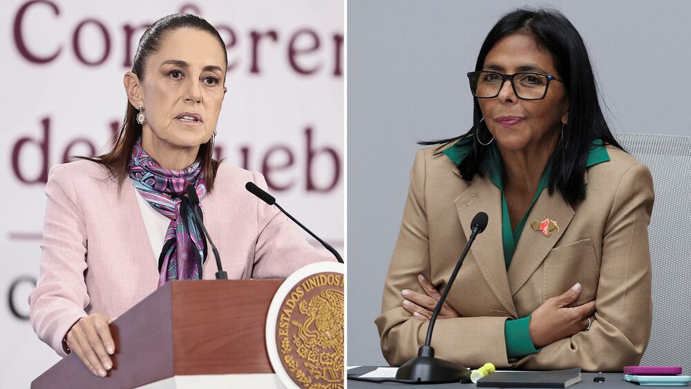 Sheinbaum y Delcy Rodríguez rechazan el intento de ataque contra Trump ...
