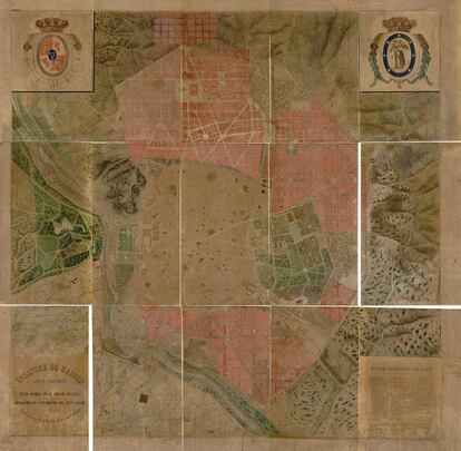 El plano recién identificado del Ensanche.