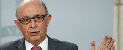 El ministro de Hacienda, Cristóbal Montoro.
