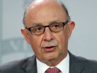 El ministro de Hacienda, Crist&oacute;bal Montoro.