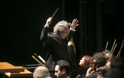 Josep Pons, durante la actuaci&oacute;n en Peralada.