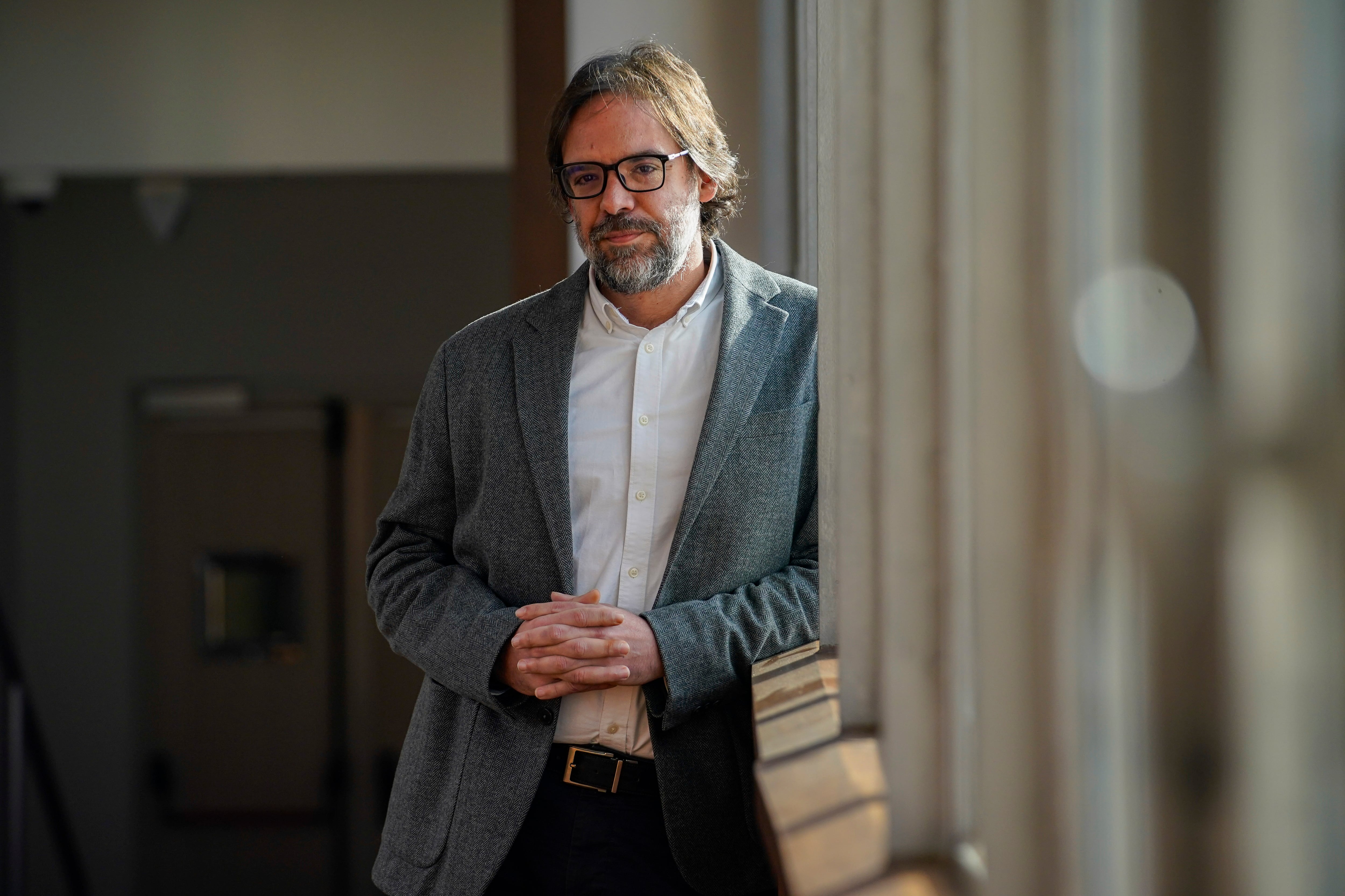 Fernández Heredia posa para la entrevista, el lunes.  