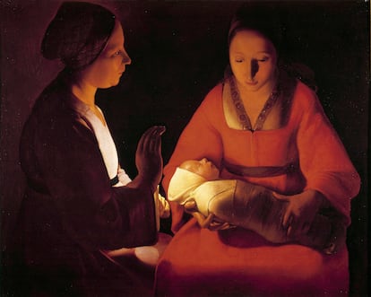 'El recién nacido', de Georges de La Tour, en el Museo de Bellas Artes de Rennes.