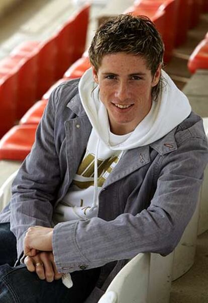 Fernando Torres, durante la entrevista.