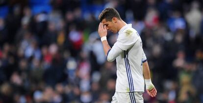 Cristiano Ronaldo, durant un partit amb el Reial Madrid.