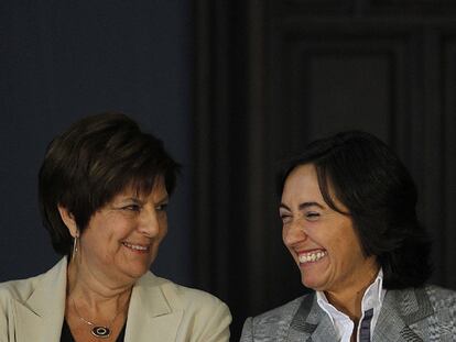 Josefina Cruz y Rosa Aguilar