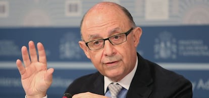 Cristobal Montoro, ministro de Hacienda en funciones. 