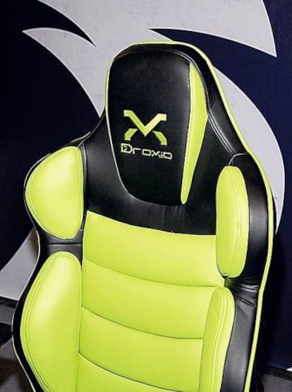 Ergonomic chair for professional gamers.