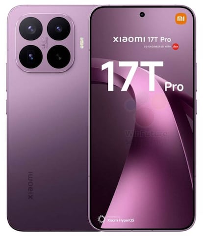 Diseño del Xiaomi 17T Pro