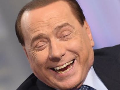Silvio Berlusconi, en un programa de la RAI, en mayo de 2014.