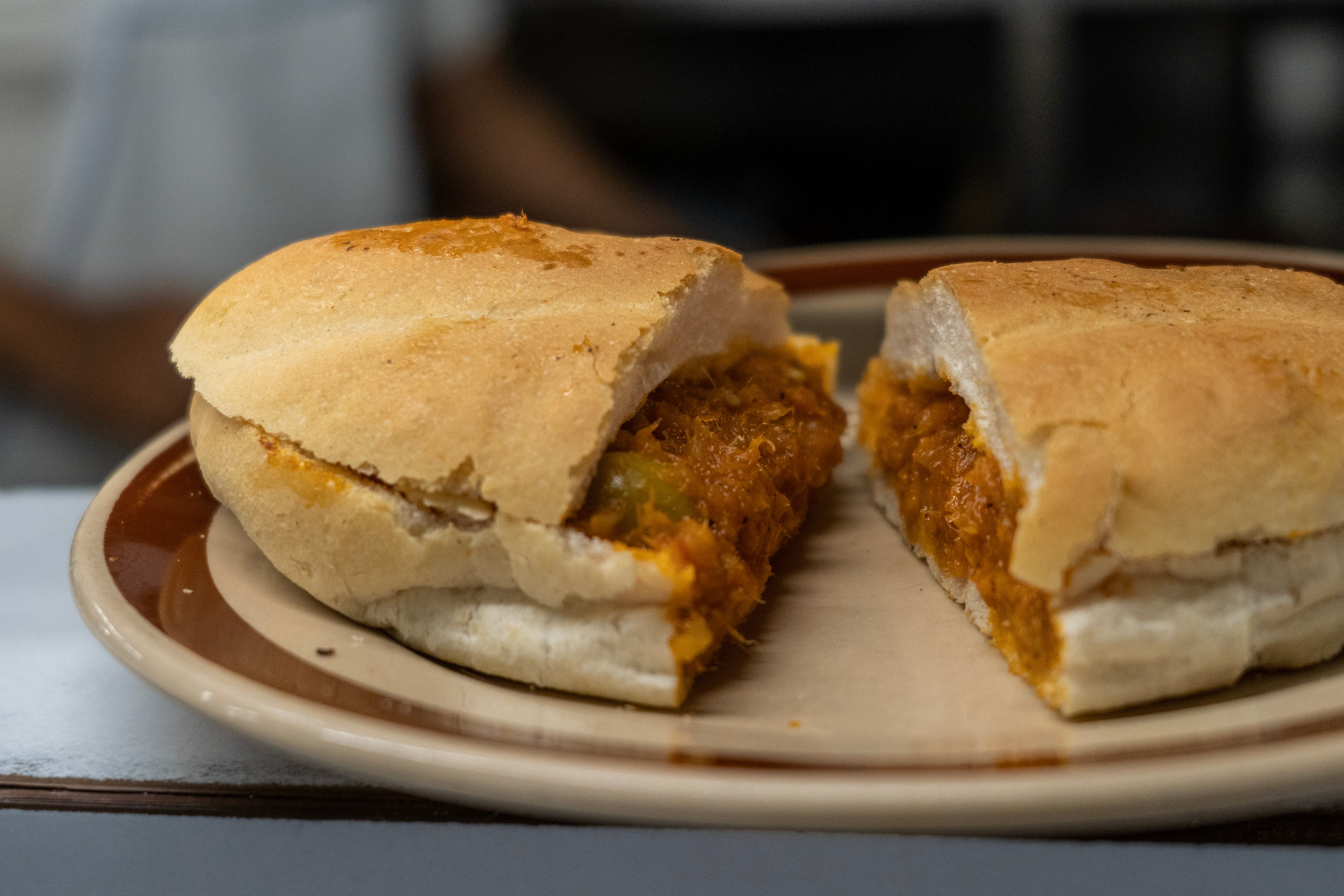 La torta de bacalao a la vizcaína de El Rey del Pavo.