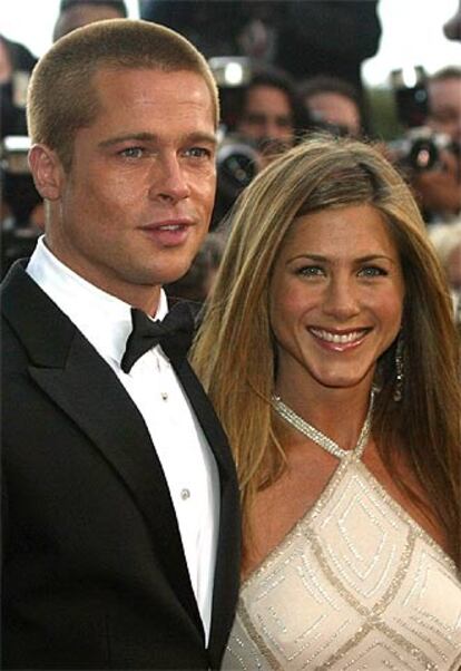 Brad Pitt y Jennifer Aniston, en una imagen del Festival de Cannes celebrado el pasado mes de mayo.