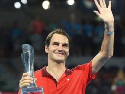 Roger Federer, tras ganar Brisbane.