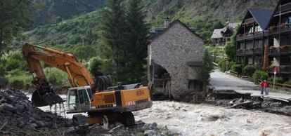 Inundaciones en el Vall d'Aran.