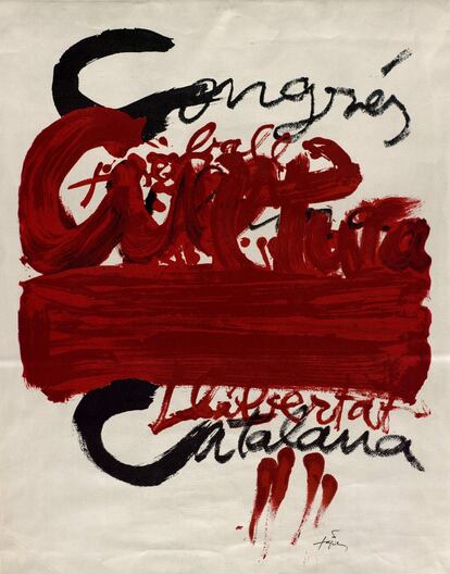 Cartell d'Antoni Tàpies.