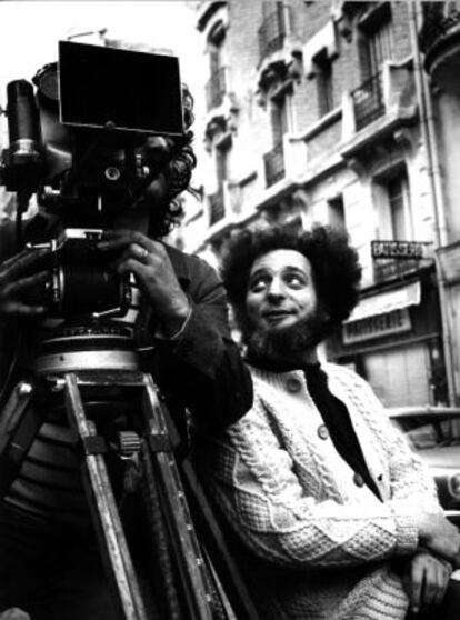 Georges Perec, en el rodaje de 'Un homme qui dort', película de 1973 sobre su libro homónimo.