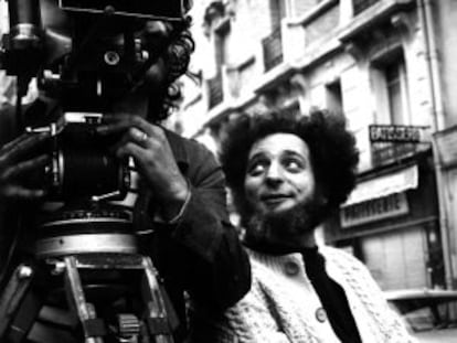 Georges Perec, en el rodaje de 'Un homme qui dort', película de 1973 sobre su libro homónimo.