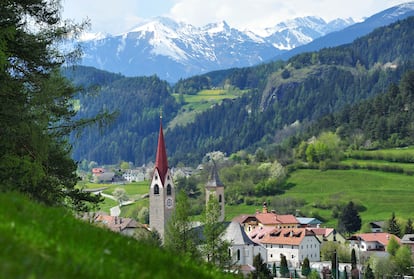 Vista de San Lorenzo di Sebato.