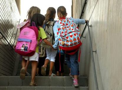 inicio del curso escolar en el CEIP Villa Olímpica.