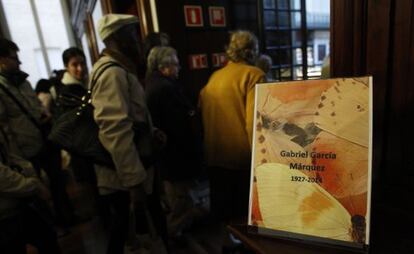 Jornadas de Puertas Abiertas en la Biblioteca Nacional de Espa&ntilde;a dedicada al escritor colombiano Gabriel Garc&iacute;a M&aacute;rquez.