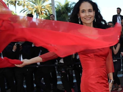 Sonia Braga em Cannes.