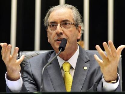 Cunha no plen&aacute;rio da C&acirc;mara.