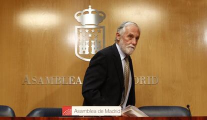 Luis de Velasco, tras la rueda de prensa.