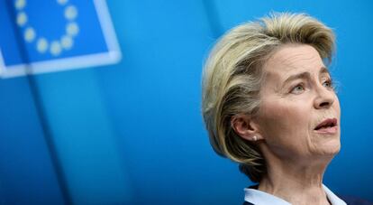 La presidenta de la Comisión Europea, Ursula von der Leyen