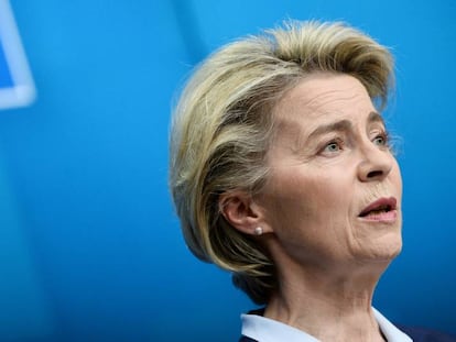 La presidenta de la Comisión Europea, Ursula von der Leyen