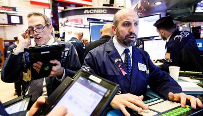 Algunos intermediarios financieros en Nueva York.