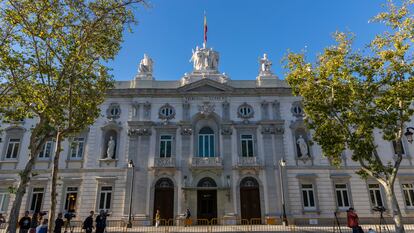 Fachada del Tribunal Supremo.