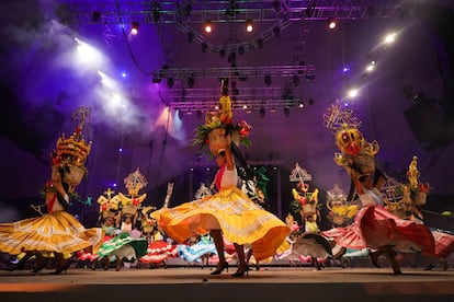 Bailes, música y tradiciones en la Guelaguetza, en julio de 2024.