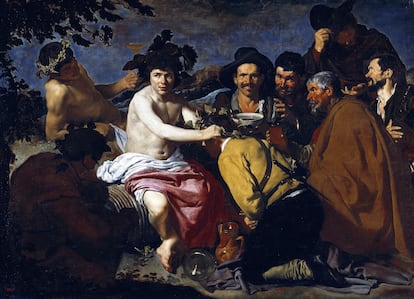 'El triunfo de Baco', también conocido como 'Los borrachos', de Diego Velázquez.