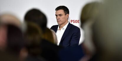 El candidat socialista a la Presidència del Govern espanyol, Pedro Sánchez, en un acte celebrat aquesta setmana.