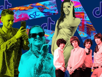 From left to right: C. Tangana, Rosalía, Chanel and Pink Floyd, four ways of using TikTok.