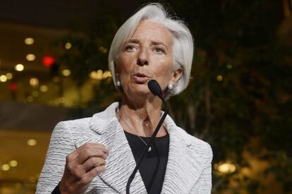 La directora del Fons Monetari Internacional (FMI), Christine Lagarde.