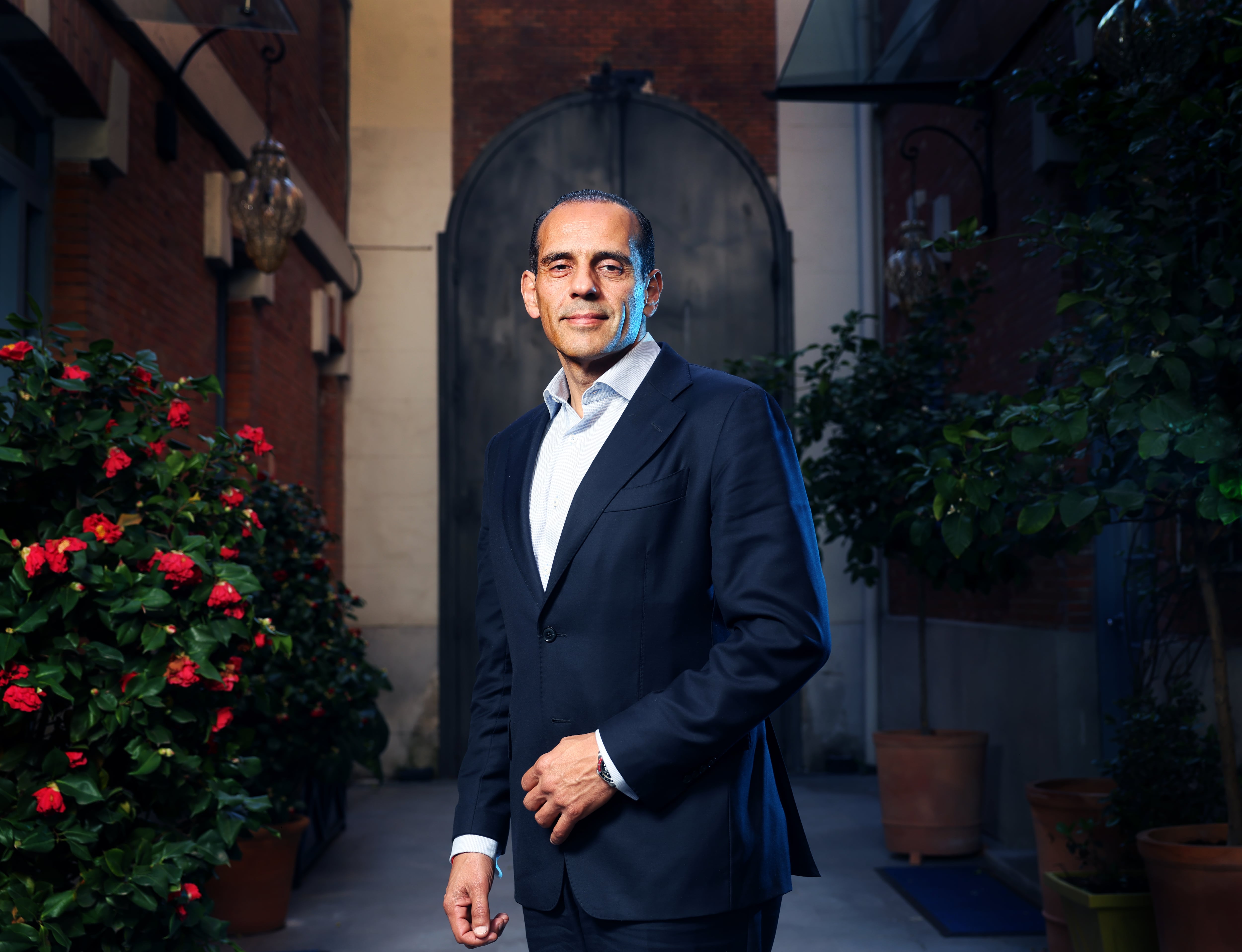 Juan Verde, consultor y exasesor de los presidentes Barack Obama y Joe Biden, el pasado 23 de marzo en un hotel de Madrid.
JAIME VILLANUEVA