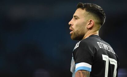 Otamendi, ante Italia el viernes.