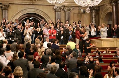 The Catalan legislature on Thursday passed anti-homophobia laws.