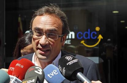 El coordinador general de CDC, Josep Rull, aquest dilluns.