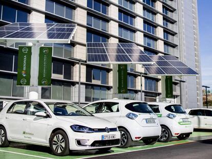 Coches eléctricos de Iberdrola. 