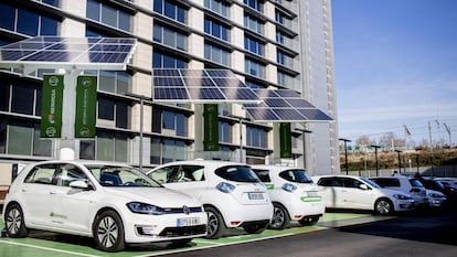 Coches eléctricos de Iberdrola.