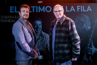 Manolo Garcia (izquierda) y Quimi Portet, de El Ultimo de la Fila, en noviembre de 2023.